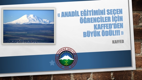 ANADİL EĞİTİMİNİ SEÇEN ÖĞRENCİLER İÇİN KAFFED’DEN BÜYÜK ÖDÜL!!!