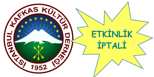 Etkinlik İptali