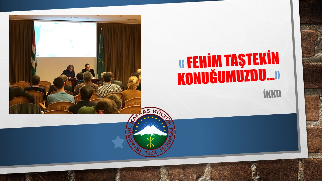 FEHİM TAŞTEKİN KONUĞUMUZDU…