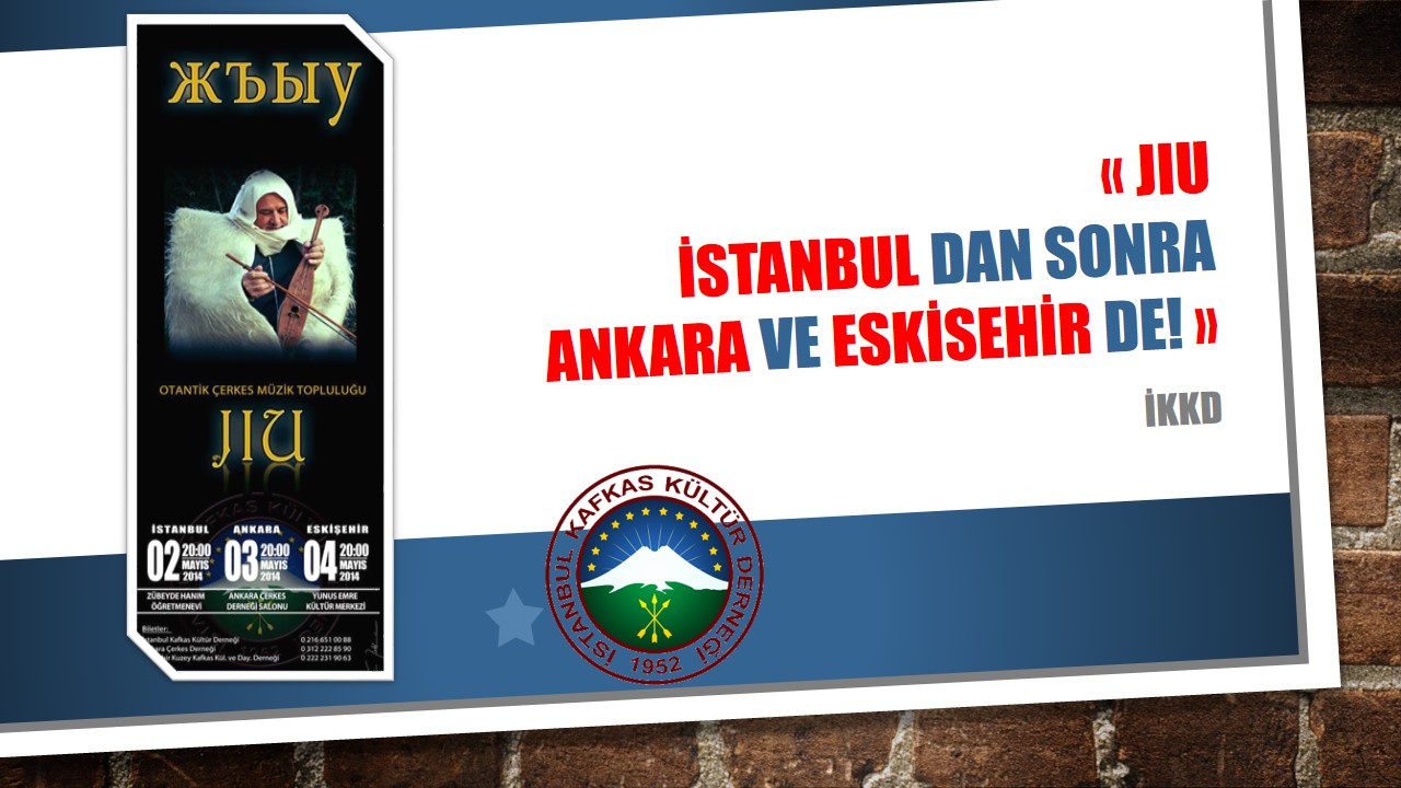 JIU İSTANBUL dan sonra ANKARA ve ESKİSEHİR de!