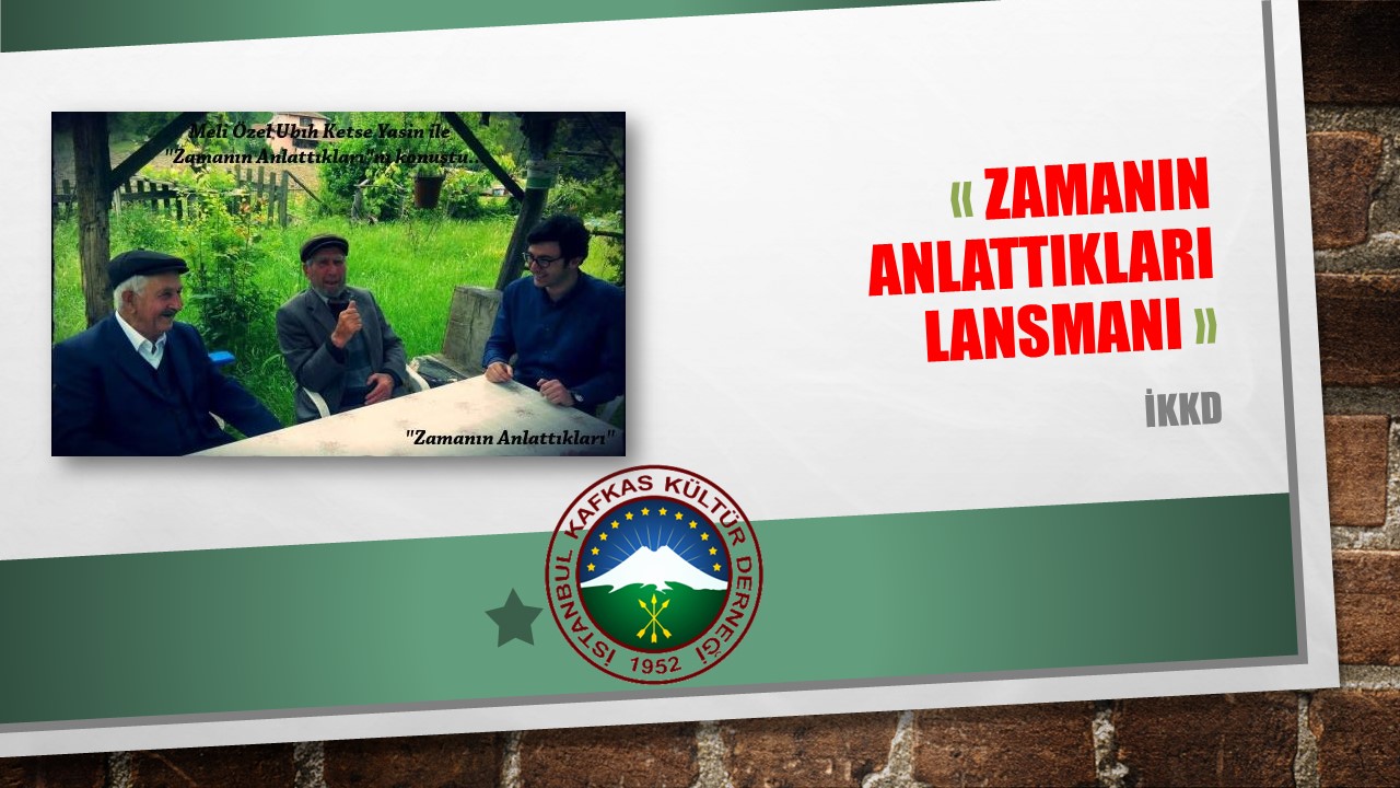 Zamanın Anlattıkları Lansmanı