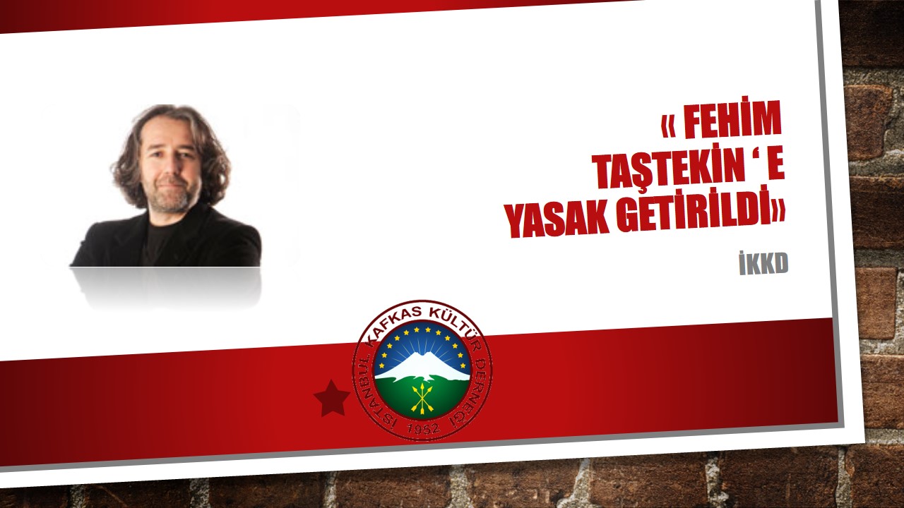 Fehim Taştekin’e yasak getirildi!